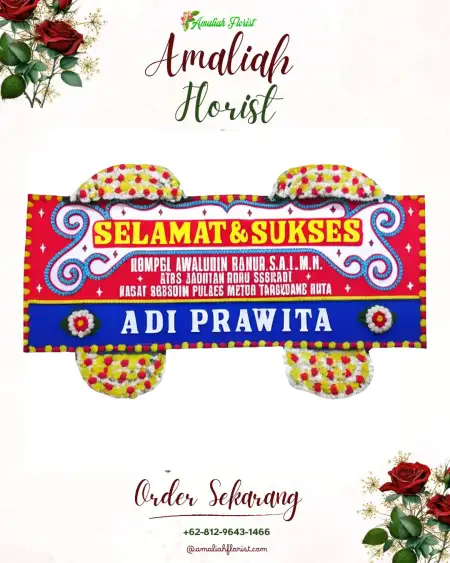 Papan Bunga Ucapan Selamat Alun Dua